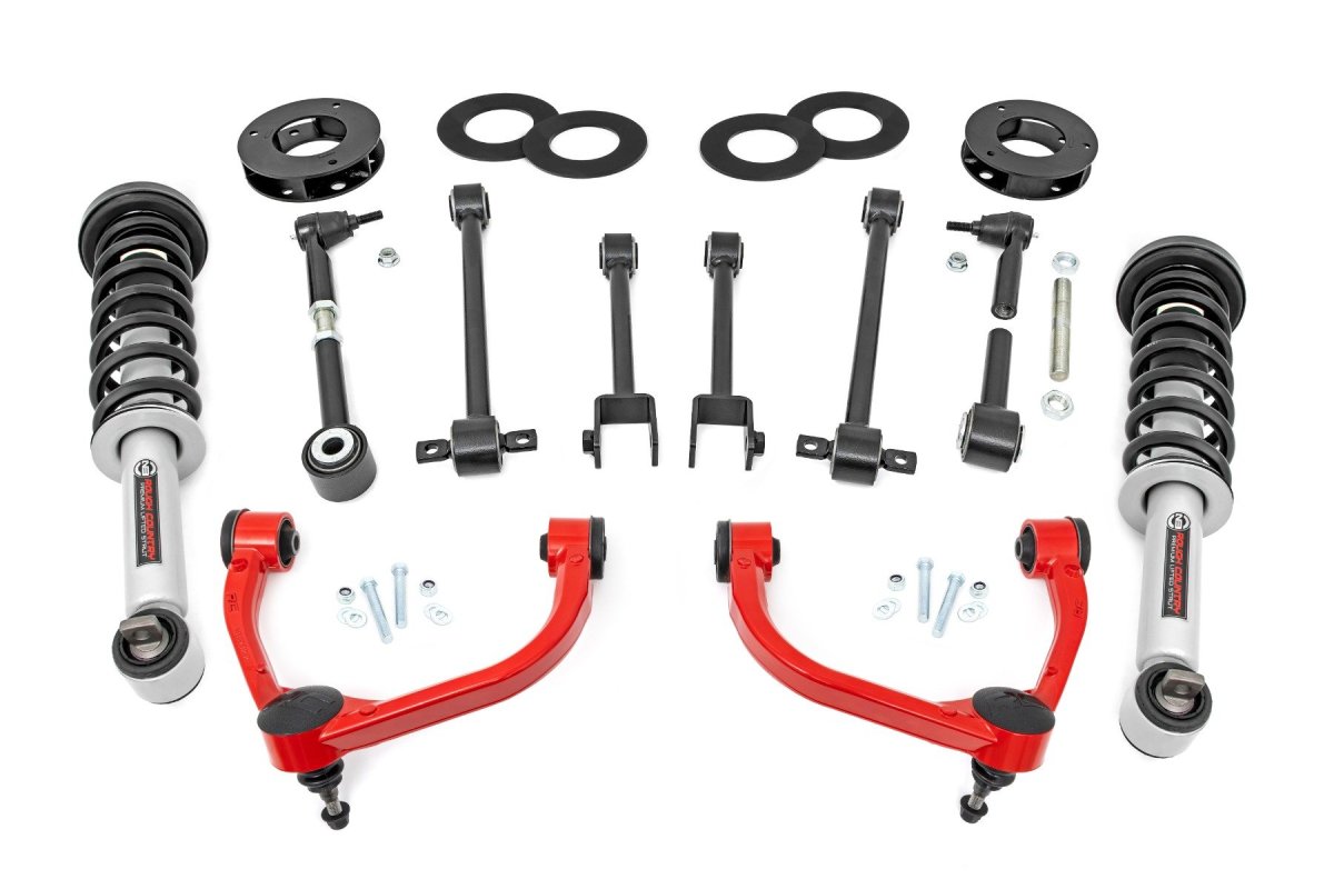 Ford Expedition Suspension Lift Kit - Front - Rough Country - 3 Inch Lift Kit with UCA - '18-'24